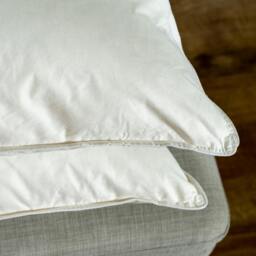 Rackhams Goose Feather & Down Pillows - Medium - Standard - Pair - thumbnail 3