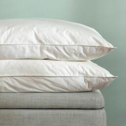 Rackhams Goose Feather & Down Pillows - Medium - Standard - Pair - thumbnail 4