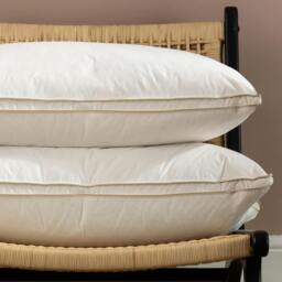 Rackhams Goose Feather & Down Pillows - Medium - Standard - Pair - thumbnail 6