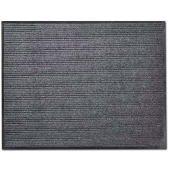 Rackhams Grey PVC Door Mat 90 x 150 cm