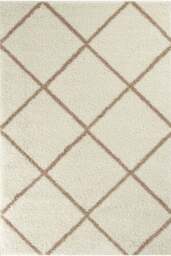 Rackhams Moroccan Ivory Shaggy Rug - 530 - 200X290 cm - thumbnail 1