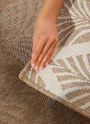Rackhams Liora Beige Reversible Rug – Indoor & Outdoor - 160X230 cm - thumbnail 6