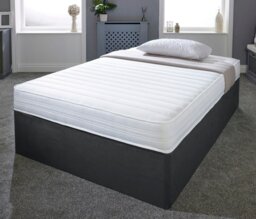 Rackhams Sirocco Airflow Hybrid Mattress - 18cm Deep, Spring & Memory Fibre Support - White - 1 - 3ft Single Mattress (90cm x 190cm) - thumbnail 1