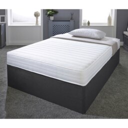 Rackhams Sirocco Airflow Hybrid Mattress - 18cm Deep, Spring & Memory Fibre Support - White - 1 - 3ft Single Mattress (90cm x 190cm) - thumbnail 3