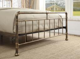 Rackhams Cilcain King Size 5ft Antique Bronze Metal Bed Frame - 5ft - Steel - Antique Bronze - thumbnail 3