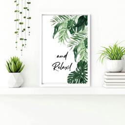Rackhams Art in bathroom - Set of 2 wall art prints - A4 8.27 x 11.69 in / 21 x 29.7 cm - Satin Photo paper 280 gsm - Oak Frame - thumbnail 4