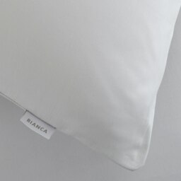 Rackhams 200 Thread Count Cotton Percale Standard Pillowcase Pair - Grey - 50x75cm (x2) - thumbnail 3