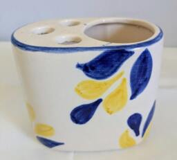 Rackhams Toothbrush / pen & scissor holder - Yellow fruit - thumbnail 1