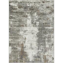 Rackhams San Francisco-Abstract Brown Grey Orange Modern Marble Rug - 160 x 213 cm - thumbnail 2