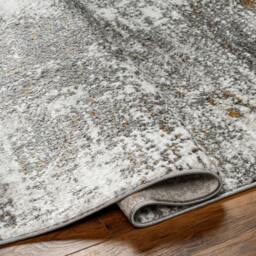 Rackhams San Francisco-Abstract Brown Grey Orange Modern Marble Rug - 160 x 213 cm - thumbnail 4