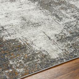 Rackhams San Francisco-Abstract Brown Grey Orange Modern Marble Rug - 160 x 213 cm - thumbnail 3