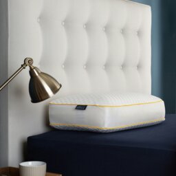 Rackhams Bliss Extra Deep Breathable Firm Support Pillow - White - Firm - Cover: 100% Polyester Filling: Memory Foam