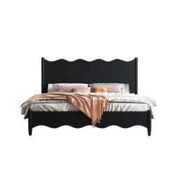 Rackhams Agatha Queen Size / King Size / Super King Size Storage Bed, Black - King Size - With Storage(Side Drawers) - thumbnail 5