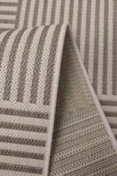 Rackhams County Multistripe Beige Rug – Indoor & Outdoor - 67X200 cm - thumbnail 4