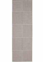 Rackhams County Multistripe Beige Rug – Indoor & Outdoor - 67X200 cm - thumbnail 1