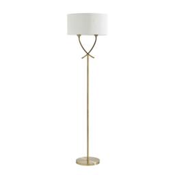 Rackhams Justina Antique Brass Floor Lamp - thumbnail 3
