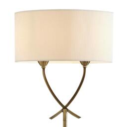 Rackhams Justina Antique Brass Floor Lamp - thumbnail 4