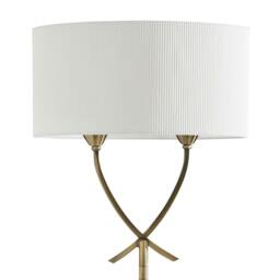 Rackhams Justina Antique Brass Floor Lamp - thumbnail 5