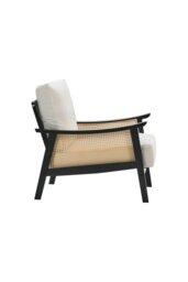 Rackhams Mid Century Rattan ArmChair - Beige - thumbnail 4