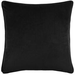 Rackhams Harlington Botany Piped Velvet Floral Cushion Cover - Sepia - 50cm x 50cm - Sepia - 100% Polyester - thumbnail 3