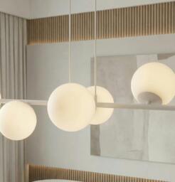 Rackhams MAGNUS Pendant Lamp 8 x E14 Grey / Graphite - thumbnail 5