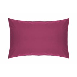 Rackhams Easycare Percale Housewife Pillowcase - Fuchsia - One Size - Fuchsia - 50% Cotton/50% Polyester - thumbnail 2
