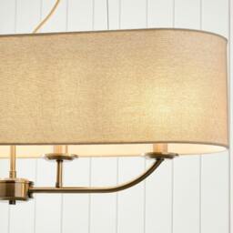 Rackhams Marston Satin Nickel Pendant - thumbnail 4