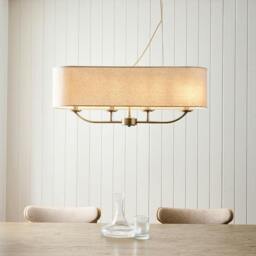 Rackhams Marston Satin Nickel Pendant - thumbnail 3