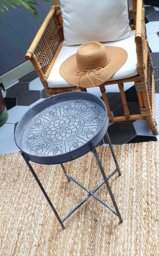 Rackhams Stone Collection Round Side Table - thumbnail 2