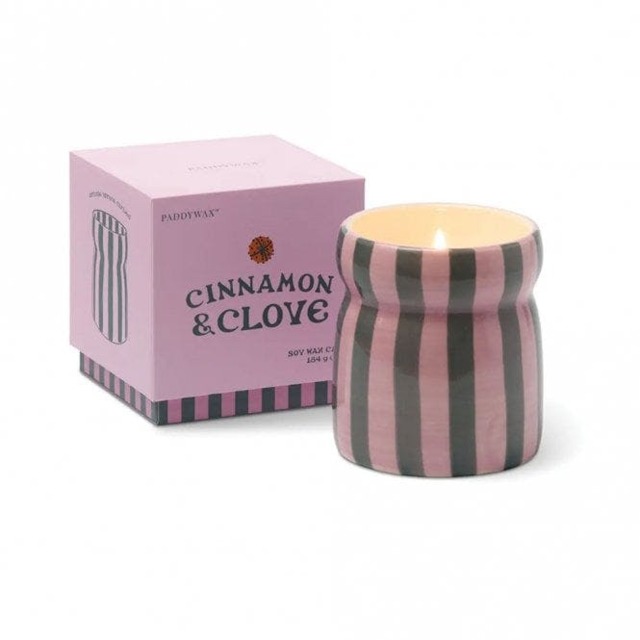 Rackhams Paddywax Cabana Range Ceramic Candle - 6.5oz - Purple - Cinnamon & Clove - image 1