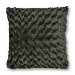Rackhams Fur Supersoft Rose Posy Cushion - 43cm x 43cm - Gold - thumbnail 5