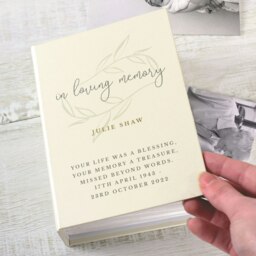 Rackhams Personalised In Loving Memory 6x4 Photo Album with Sleeves - thumbnail 2