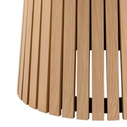 Rackhams Christo Round Dining Table in Oak - Brown - No - Brown - thumbnail 5