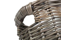 Rackhams Oval Wicker Toilet Roll Storage Holder - thumbnail 4