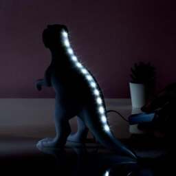 Rackhams T-Rex LED Dinosaur Mood Light with 13 individual LEDs - Plastic - 1 - White - thumbnail 6