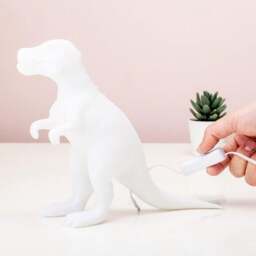 Rackhams T-Rex LED Dinosaur Mood Light with 13 individual LEDs - Plastic - 1 - White - thumbnail 4