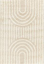 Rackhams Urban Shag-Modern Beige Ivory Cream Green Soft Plush Pile Rug - 160 x 220 cm - thumbnail 2