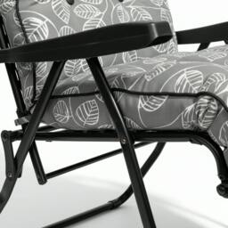 Rackhams Deluxe Garden Relaxer - Aspen Grey - Multi-Position Reclining Chair - thumbnail 4