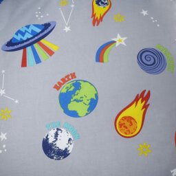 Rackhams Lost In Space Fitted Sheet - Double - thumbnail 2