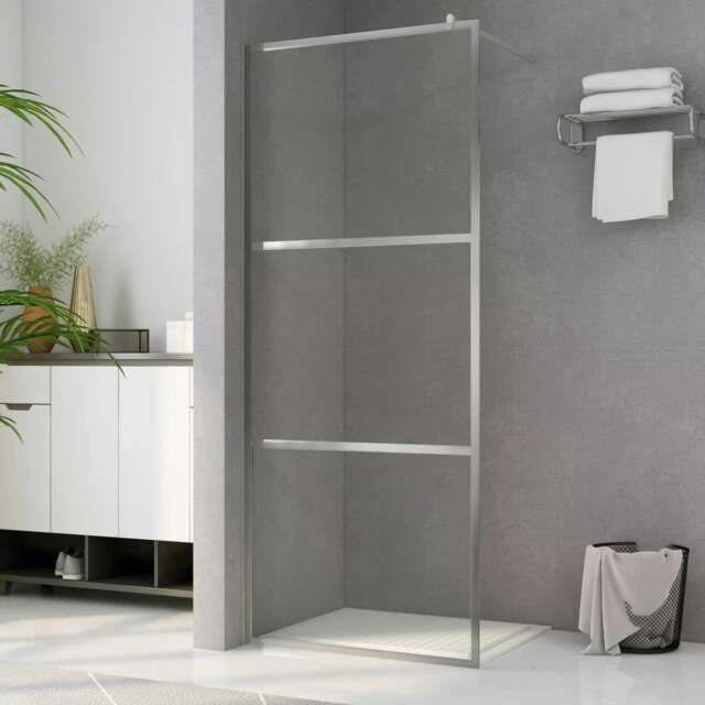 Rackhams Walk-in Shower Wall with Clear ESG Glass 115x195 cm