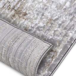 Rackhams Shine Design Abstract Cream Grey Rug - 120X170 cm - thumbnail 2