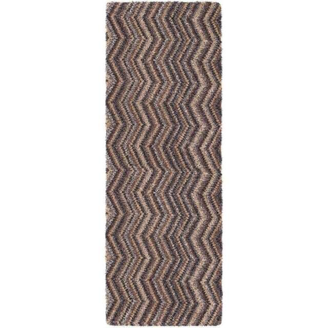 Rackhams Washable Mat Chevron Design in Multicolour - 50X150 cm - image 1
