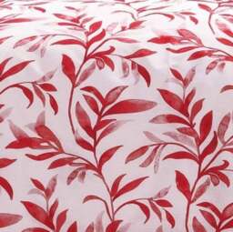 Rackhams Ellie Red Reversible Duvet Cover Set - Super King - Red - thumbnail 3