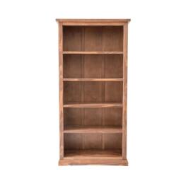 Rackhams Bookcase with plinth 180x90x30cm - Brown - thumbnail 1