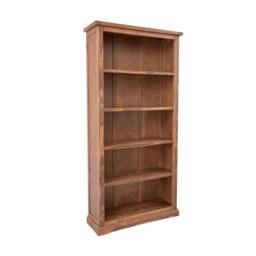 Rackhams Bookcase with plinth 180x90x30cm - Brown - thumbnail 2