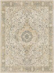 Rackhams Lillian-Washable Grey Green Traditional Vintage Boho Rug - 200cm_diameter - thumbnail 3