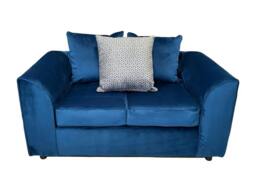 Rackhams Velvia Living Room Furniture Range - Foot Stool - Plush Moon Grey - thumbnail 5