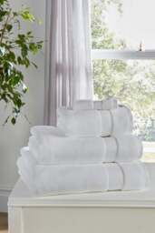 Rackhams Bamboo Face Cloth - Cloud White - thumbnail 4