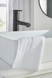 Rackhams Bamboo Face Cloth - Cloud White