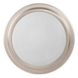 Rackhams Modern Chic Satin Nickel Flush LED Bathroom Ceiling Light Fitting - thumbnail 3